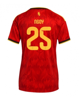 Billige Fotballdrakt Belgia Nathan Ngoy #25 Replika Hjemmedrakt Dame VM 2026 Kortermet Billige Fotballdrakt Belgia Nathan Ngoy #25 Replika Hjemmedrakt Dame VM 2026 Kortermet